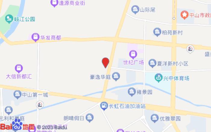 如家商旅酒店(中山利和广场体育路店)位置图