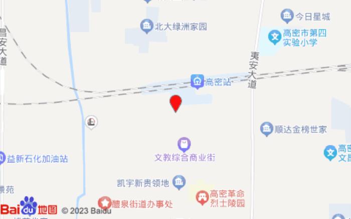 尚客优连锁酒店(高密火车站店)位置图